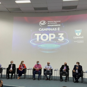 CIESP Campinas marca presena em premiao da cidade: Ttulo de TOP 3 na categoria Ecossitema de Inovao
