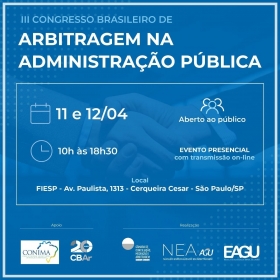 III Congresso Brasileiro de Arbitragem na Administrao Pblica 